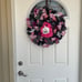Halloween Pink Ghost Wreath