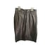 Wilsons pell studio 100% vintage black leather skirt, size 10 fully lined