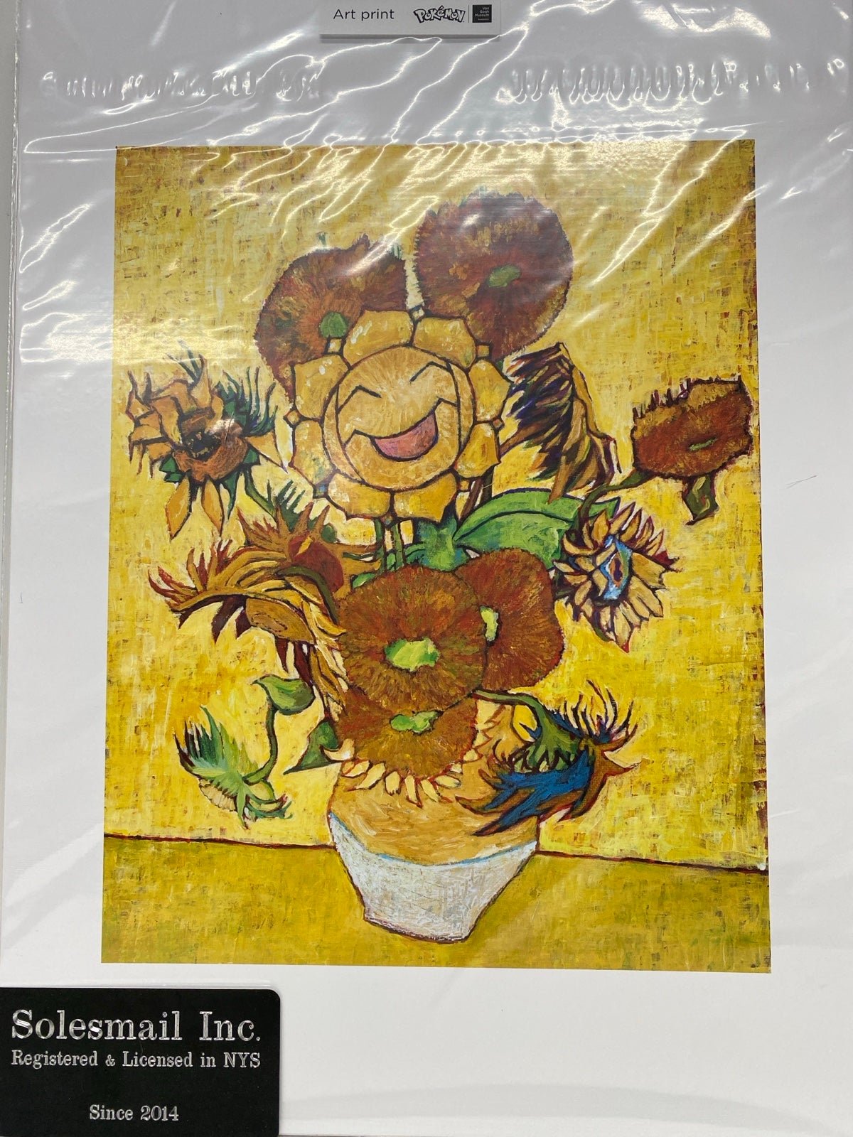 Van Gogh Museum x Pokemon Sunflora Art Print