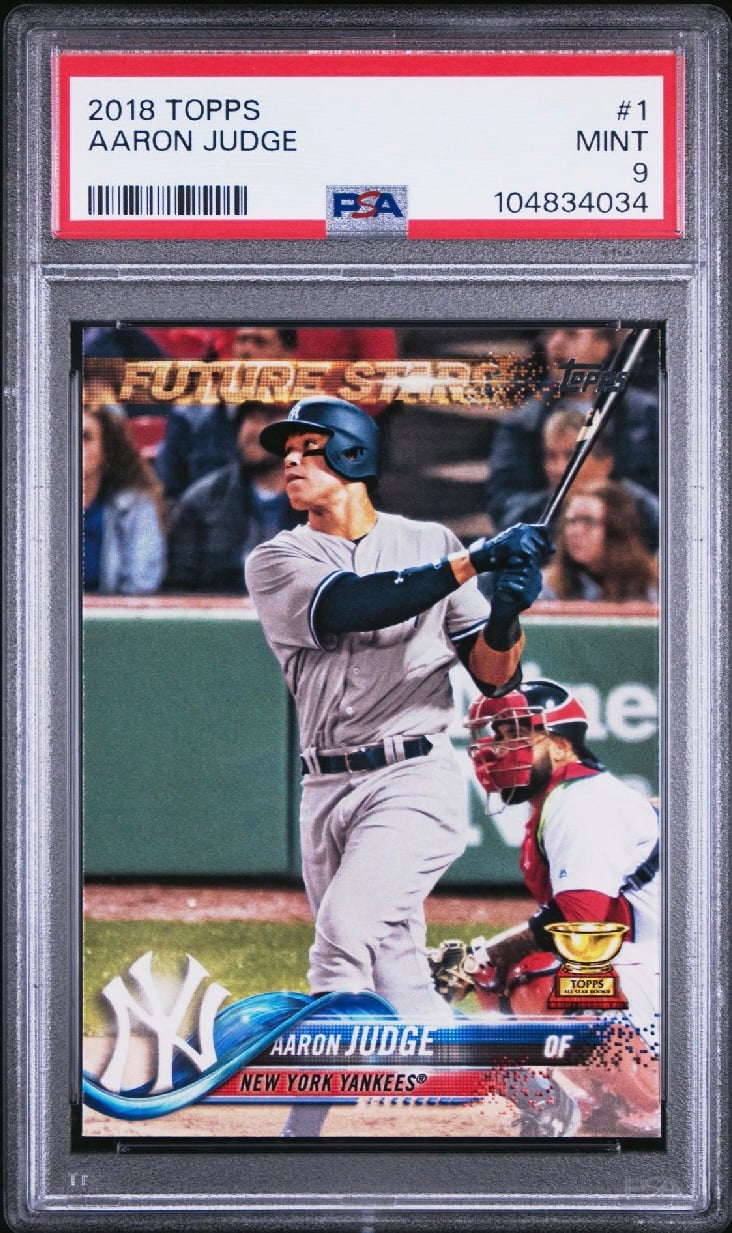 2018 Topps Aaron Judge Future Stars PSA 9 2nd Year