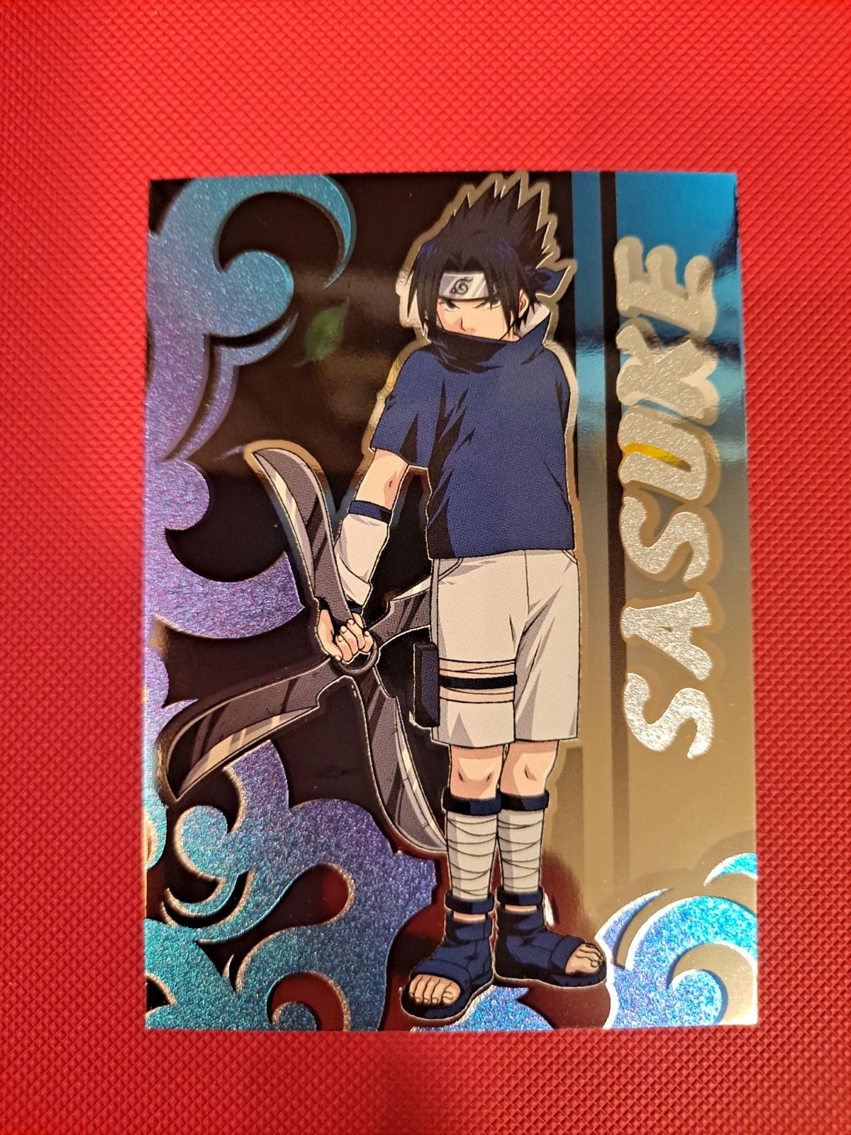 1X NO.02 SASUKE WIND SHURIKEN JAPANESE FOIL CARD TCG CCG VINTAGE 2004