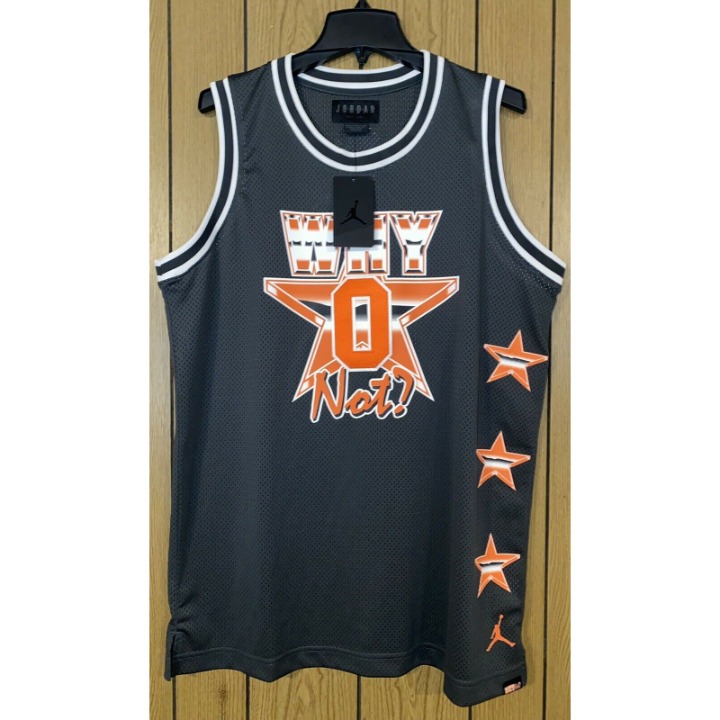 NIKE Men's Jordan x Russel Westbrook Why Not Jersey (AV4766 060) - Large