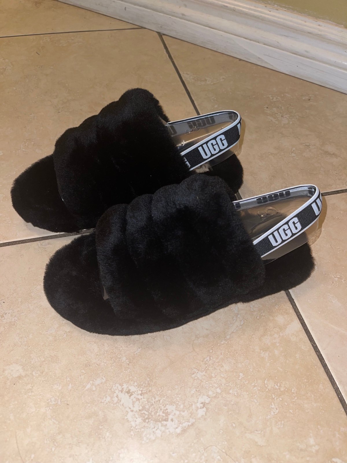 UGG fluff yeah slide slippers