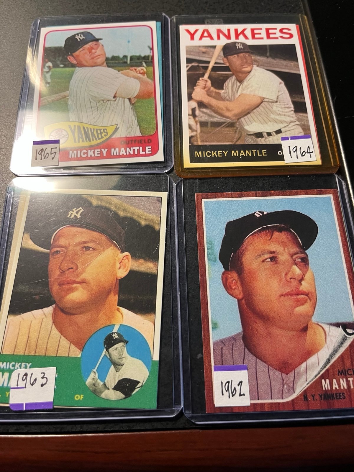 Mickey Mantle 1951-1969 complete reprint set