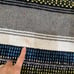 VTG 70s Baja Poncho Mexican Blanket Serape Biker Hippie Motorcycle Beach 24x33”