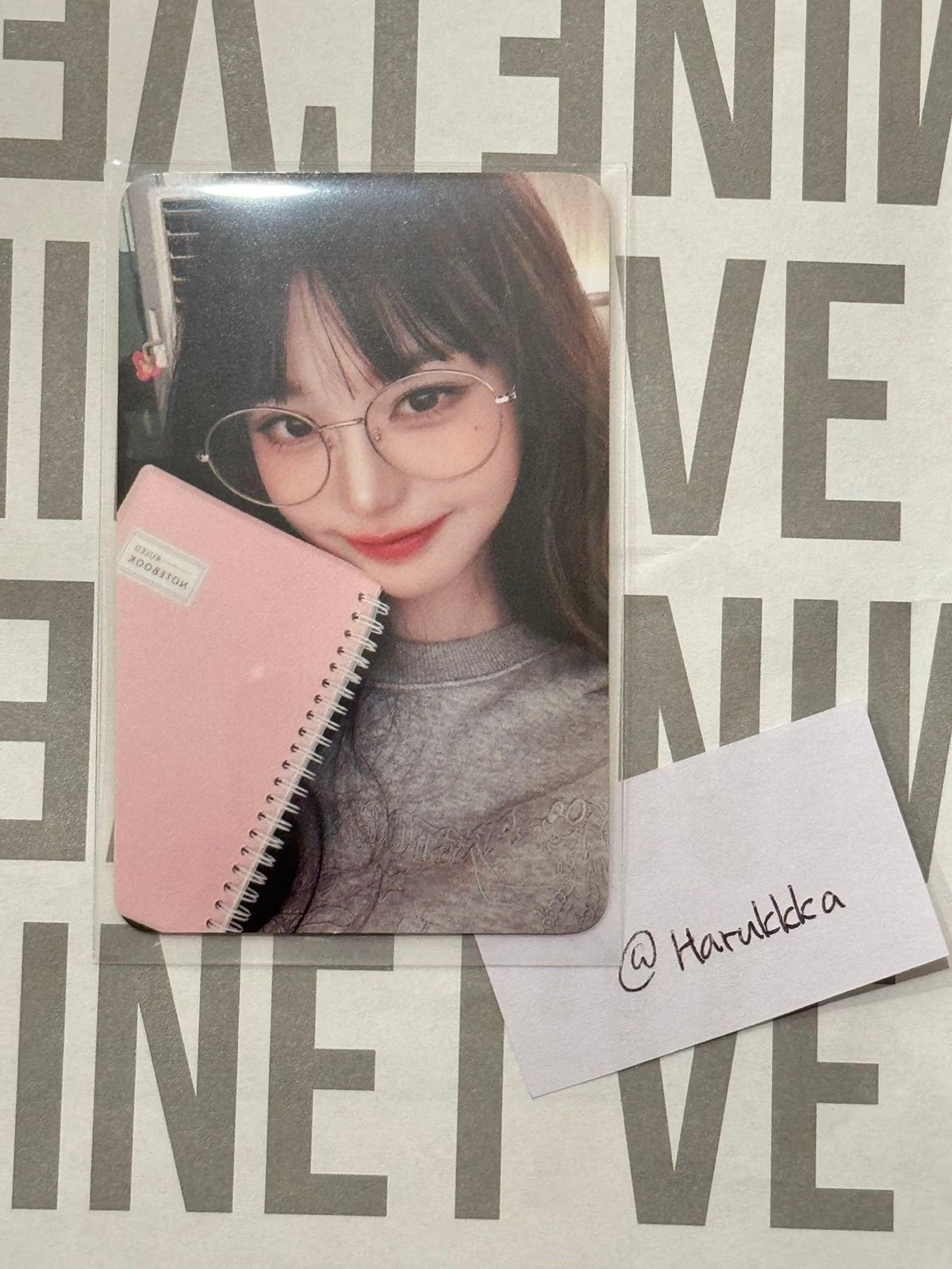ive mine with muu wm6 exclusive wonyoung photocard