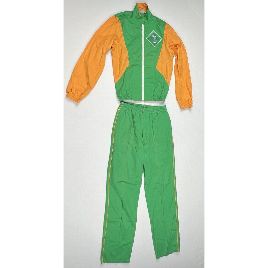 Vintage 1984 LEVIS LA Olympics Staff Uniform Set Jacket And Pants Large 38-34