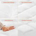 Mattress Topper Full, Extra Thick Bed Topper for Hot Sleepers, 5D Snow down Alte