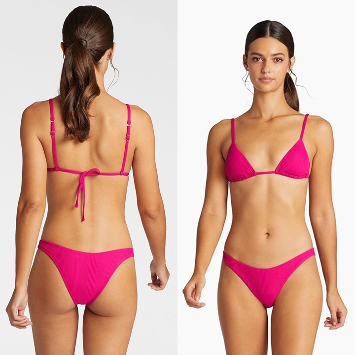 Vitamin A Swim CALIFORNIA HIGH LEG Bikini Bottom
