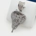 925 Sterling Silver Plated CZ Pendant, INUS1BR061