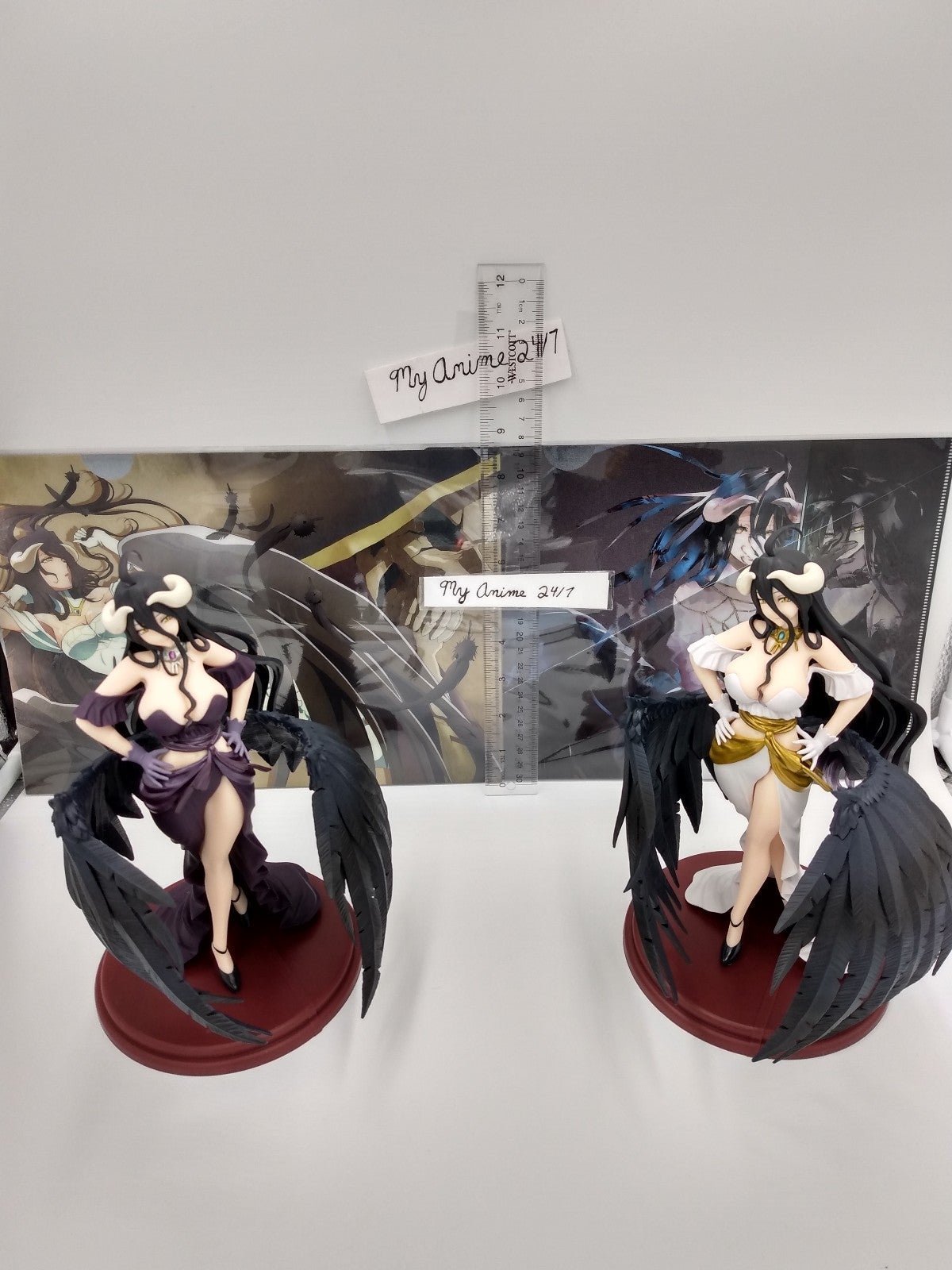 Sept 9th Overlord Albedo figure x2+A4 x2 4pc official items