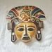 Aztec clay Figure Handmade In Mexico By