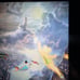 Thomas Kinkade Tinker bell wrapped Disney Canvas print signed with COA