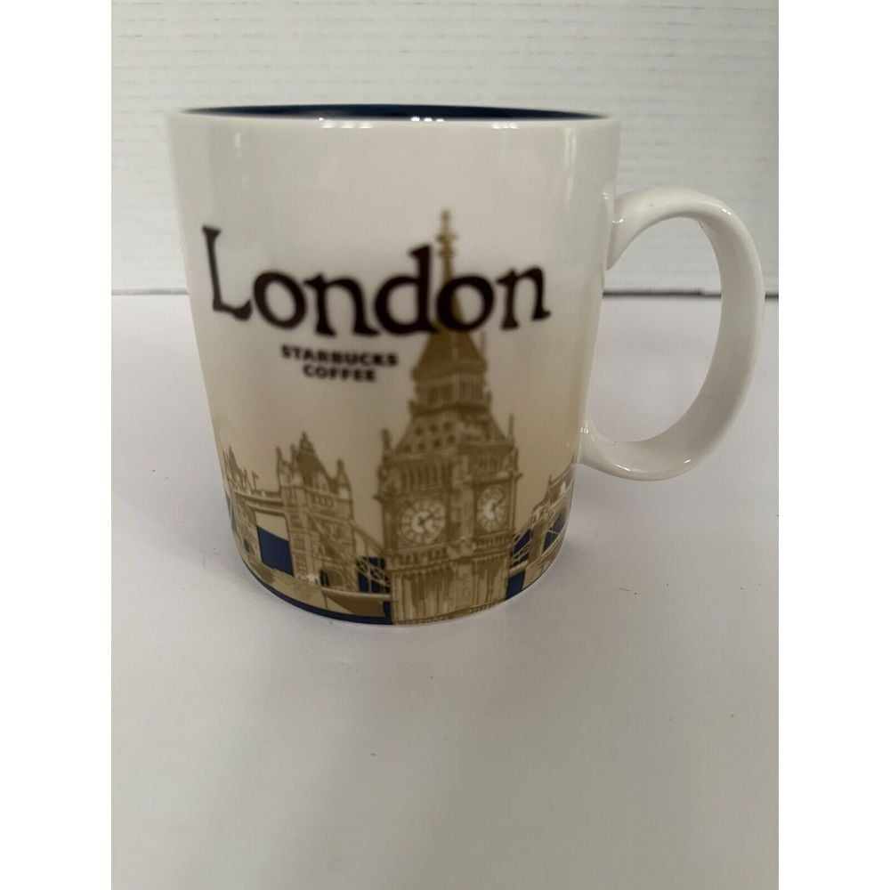 Starbucks London Global Icon Series 2010 Collector Mug Coffee Cup 16 oz. Big Ben
