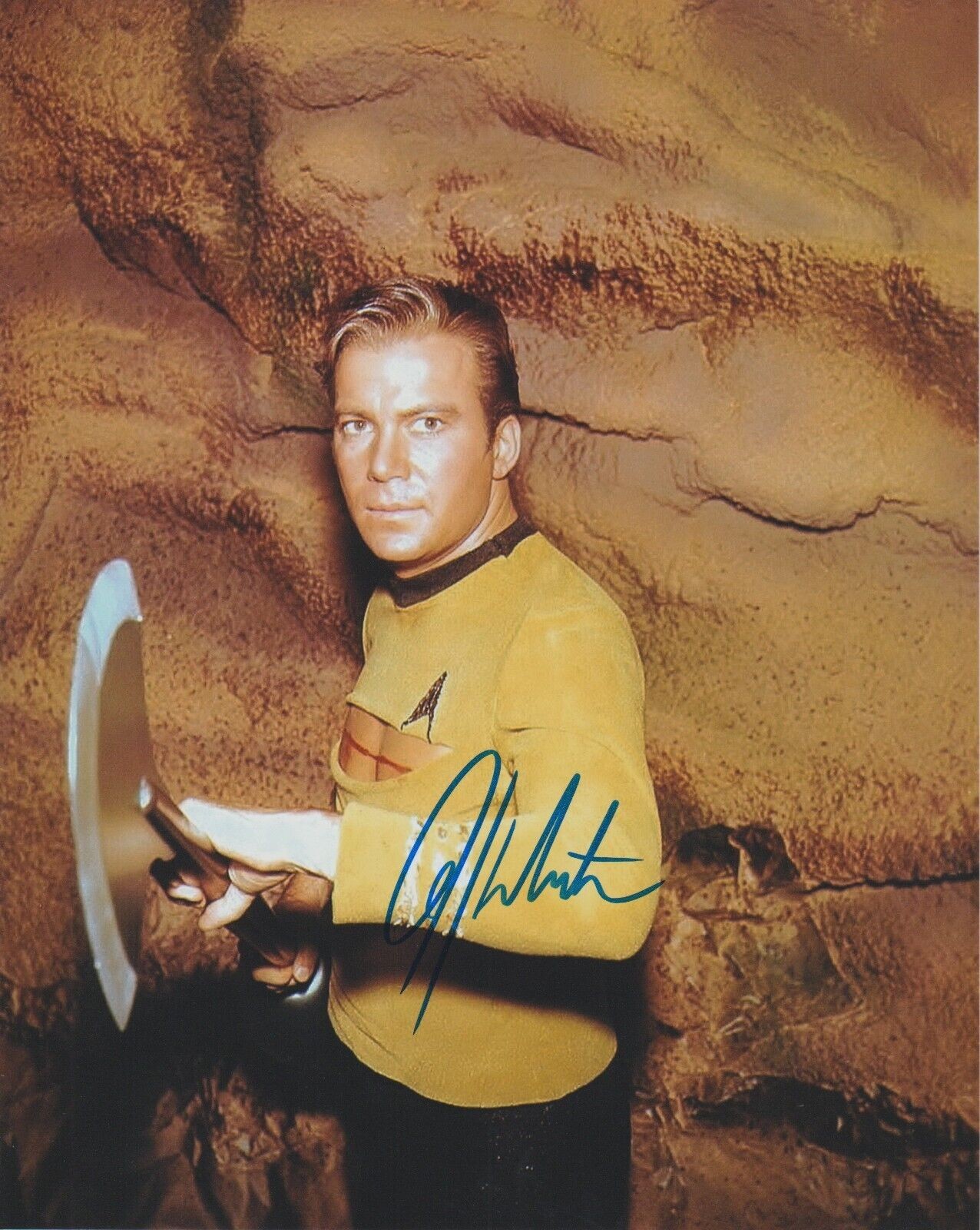 Capt. Kirk Autographed by Willaim Shatner 8x10