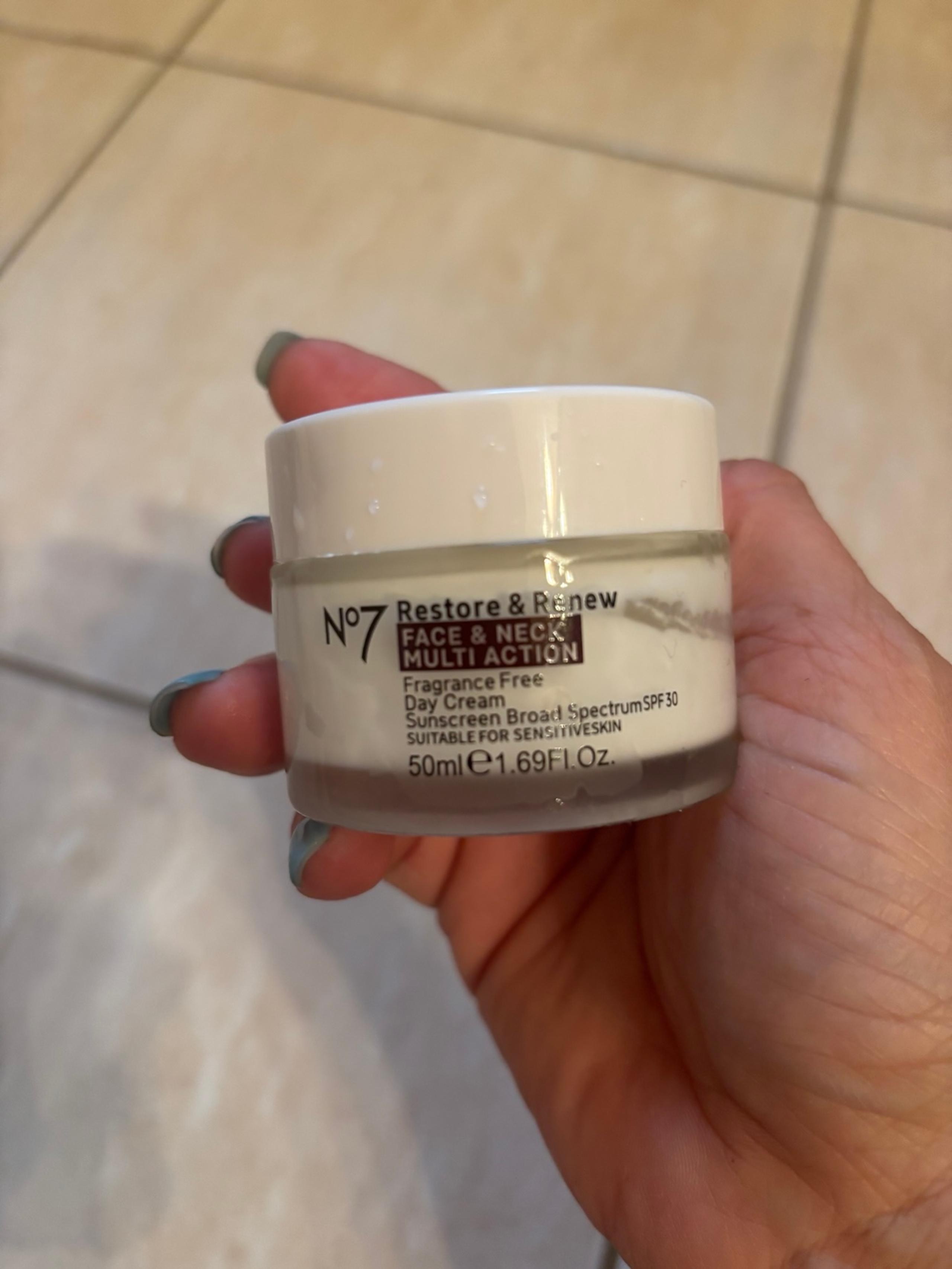 No7 Restore&Renew Face&Neck multi action Day Cream SPF30