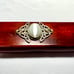 Vintage. Elegant Wooden Pen with Decorative Wooden Box