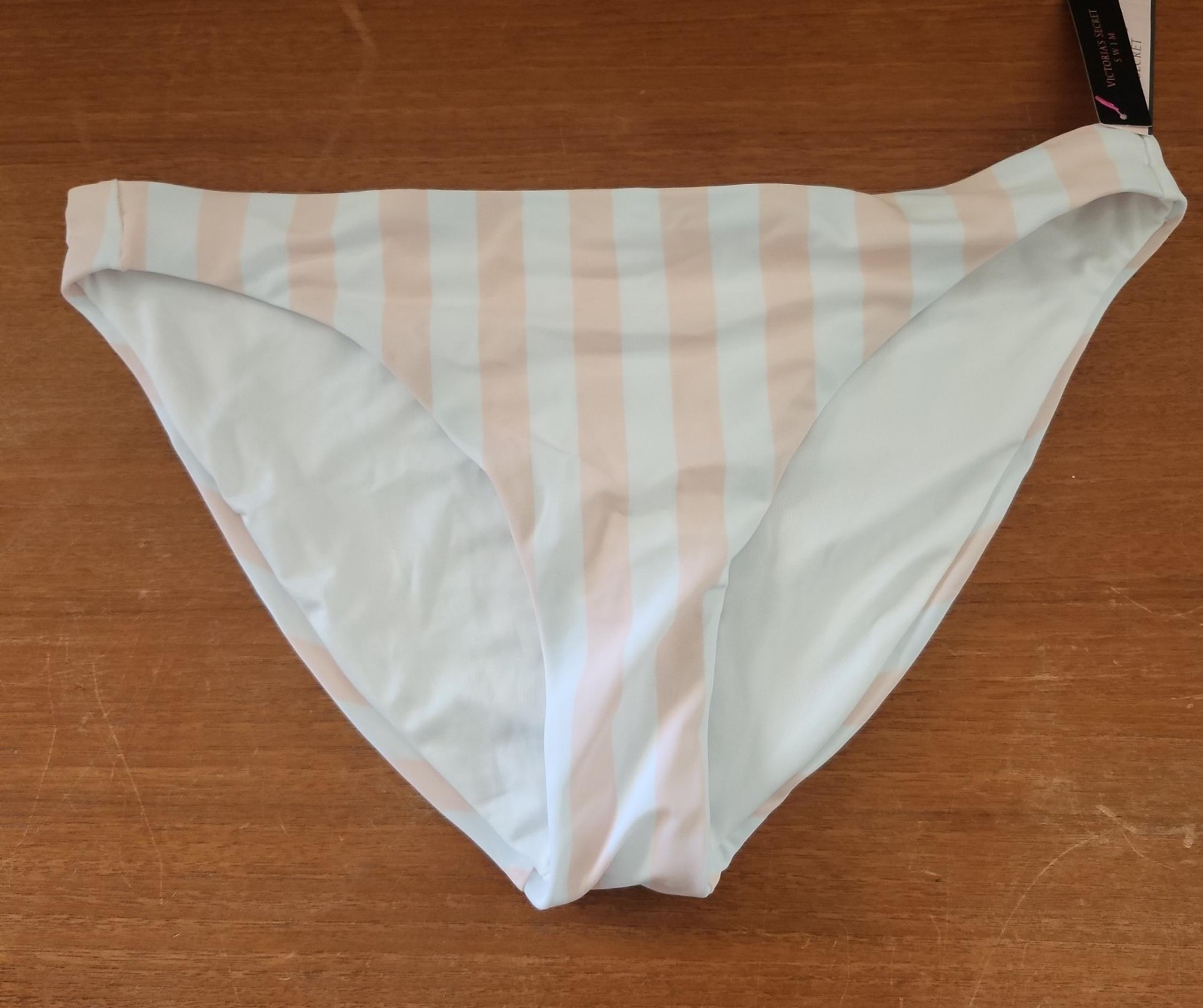 Victoria's Secret swim stripes bikini bottom VS swimwear