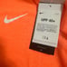 NEW Nike Mens Swim Shirt Tee Orange Dri Fit UPF 40+ Size MEDIUM