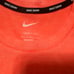 NEW Nike Mens Swim Shirt Tee Orange Dri Fit UPF 40+ Size MEDIUM