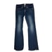 True Religion Womes 28 Joey Thick Stitched Mid Rise Flared Jeans USA