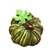 Hobby Lobby 2020 Set Of 3 Ceramic Pumpkin Gourds w/Metal Leaves Thanksgiving