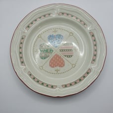 Tienshan 7-3/4 Salad Plates Heartwarming Set of 6 plates