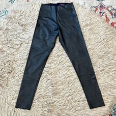 Commando control leggings faux leather size large