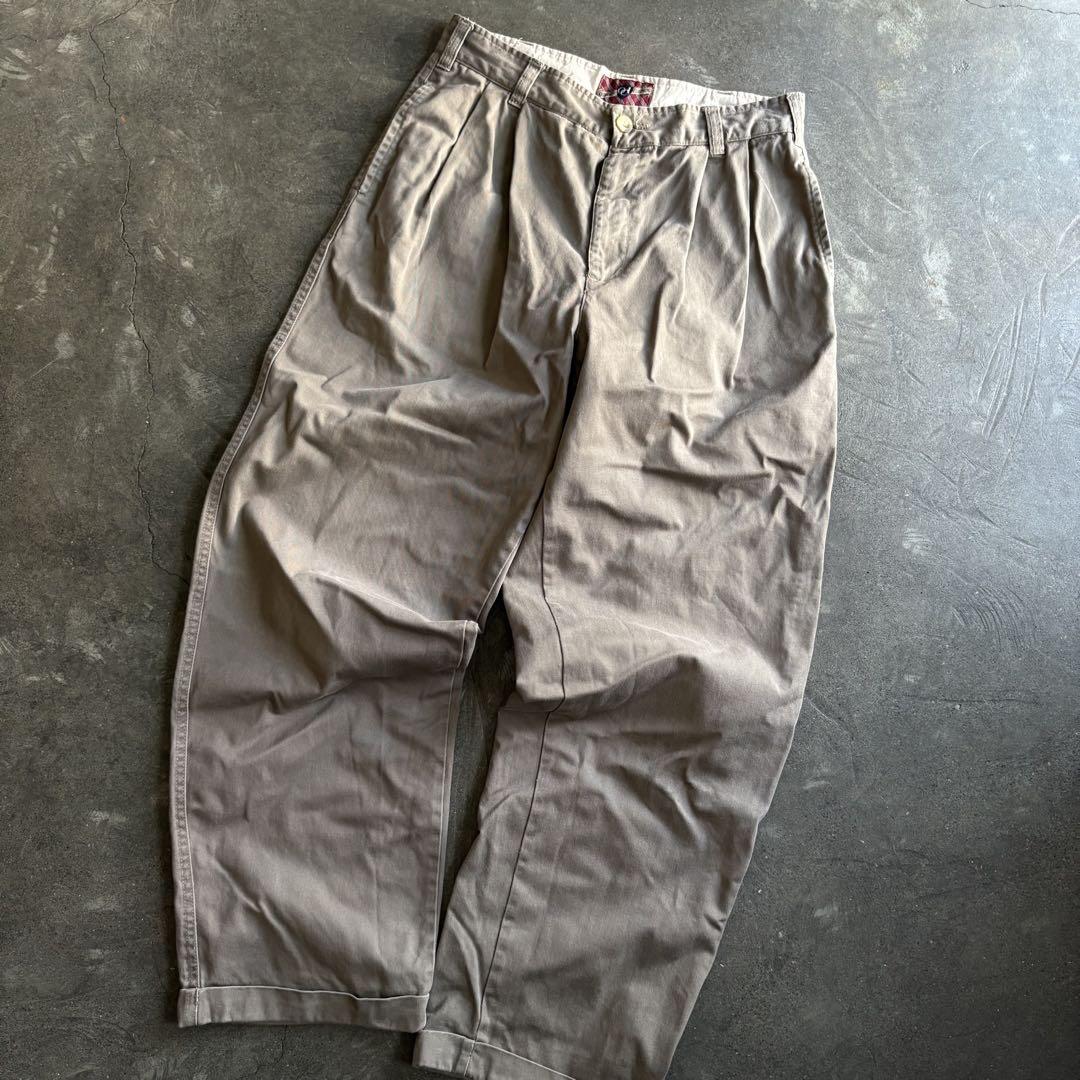 最新人気 OCI wide mocha. faded in pants chino パンツ