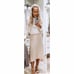 Prologue Women's Silky Bell Skirt Beige