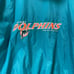 VTG NFL MIAMI DOLPHINS HOODED PUFFER JACKET Reversible Sz XL