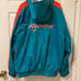VTG NFL MIAMI DOLPHINS HOODED PUFFER JACKET Reversible Sz XL