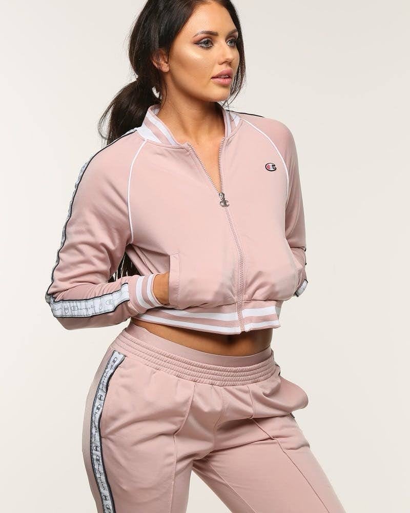NWT PINK CHAMPION TRACK JACKET