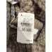 Autumn Cashmere Turtleneck Fringed Cowl Multi Stitch Poncho Taupe - O/S