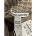 Autumn Cashmere Turtleneck Fringed Cowl Multi Stitch Poncho Taupe - O/S