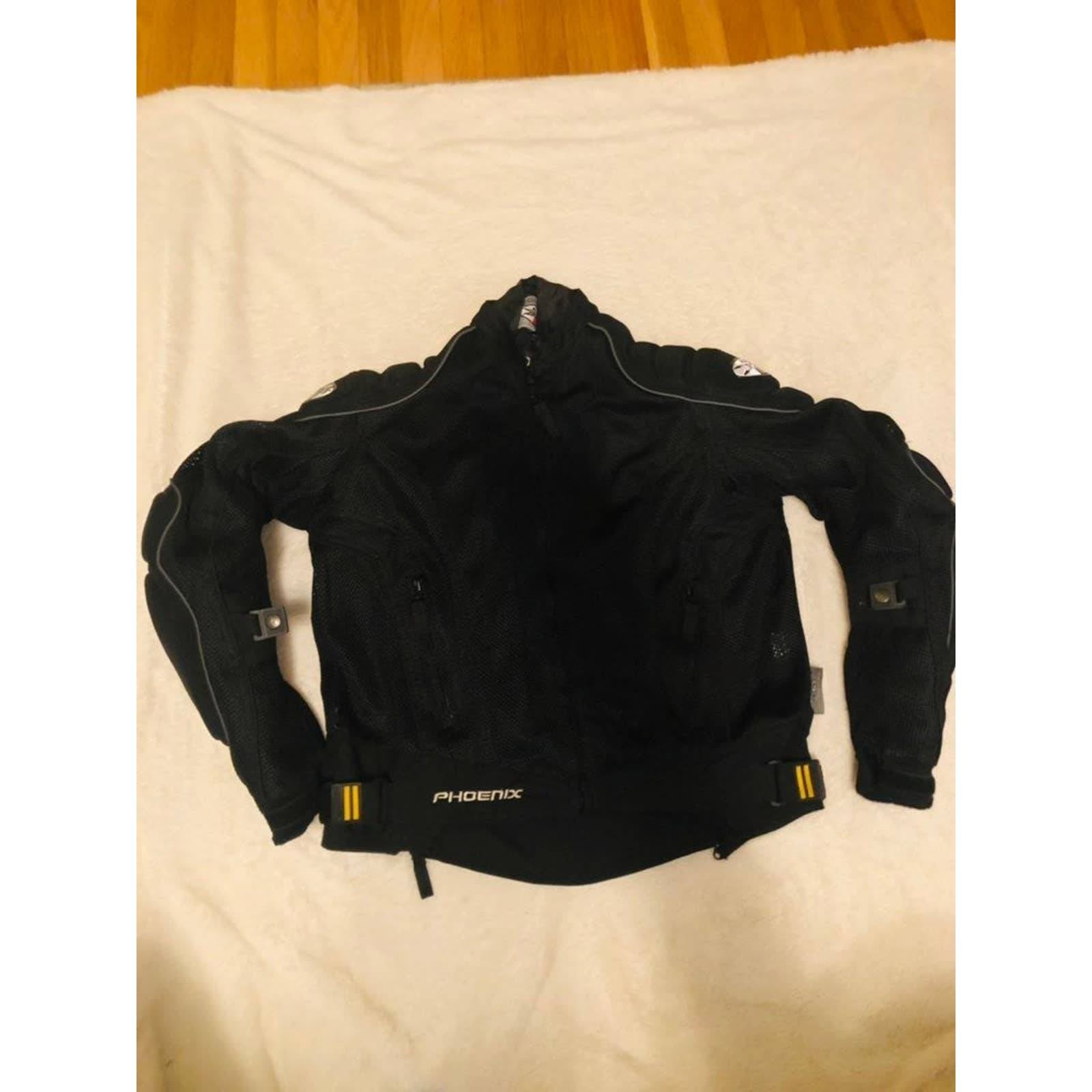 Joe Rocket Womens Motorcycle Jacket padded Racing Dirt Biking Black