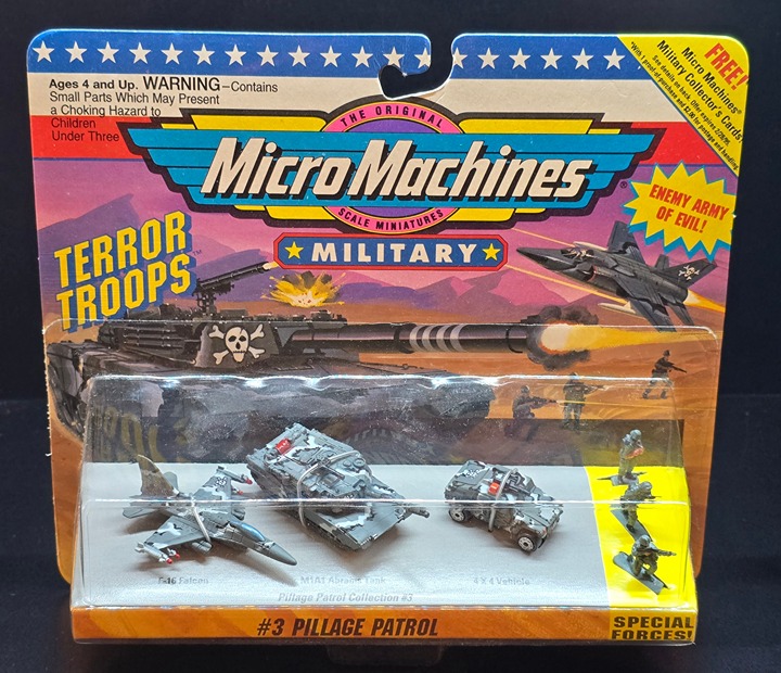 1993 Micro Machines Military Terror Troops Pillage Patrol #3 w/ Special Forces