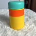 BUILT 16oz Vacuum Insulated Double Wall Citrus Sunrise Stripe Food Jar