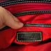 Dooney & Bourke Ostrich Collection Charleston Tote Gray Black Leather Zip Top