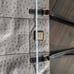 Dooney & Bourke Ostrich Collection Charleston Tote Gray Black Leather Zip Top