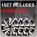 4 Hubcabs 16 Universal, Toyota Corolla Honda Volkswagen Chevy Chevrolet ect..