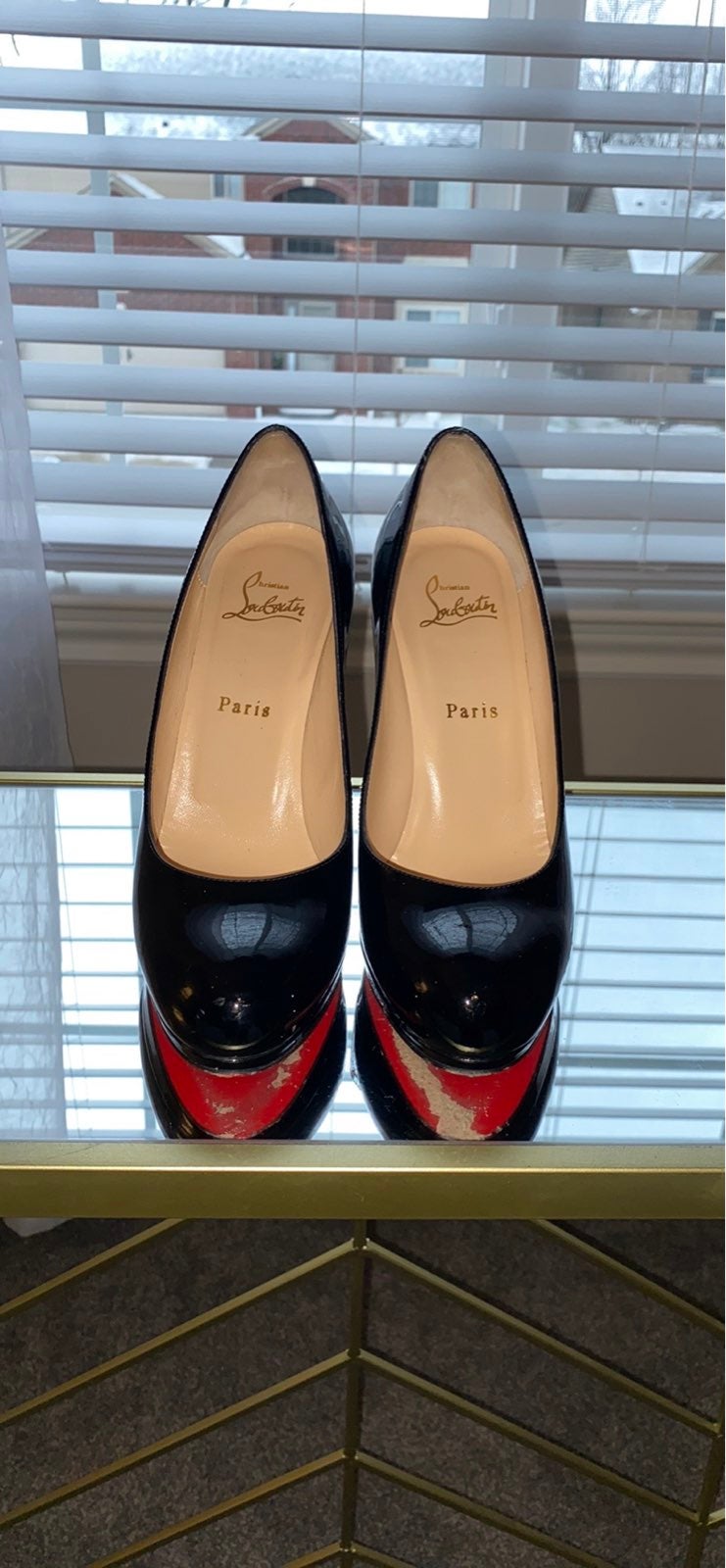CHRISTIAN LOUBOUTIN Patent Leather Pumps