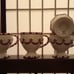 M Studios set of 4 peppermint mugs