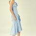 Keepsake Illusion Midi Dress Cornflower Blue NWT Women Dress Size M