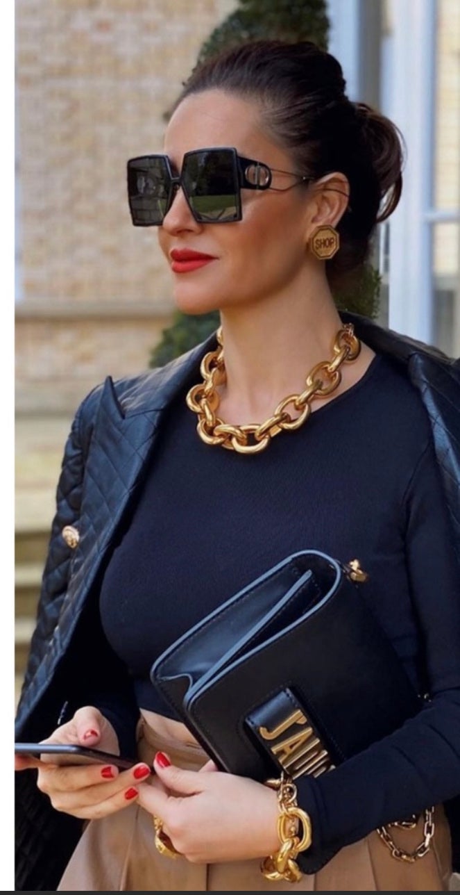 Blue sunglasses