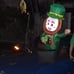 4 Feet Inflatable St Patrick's Day Decoration, Blow Up Leprechaun with Green Hat