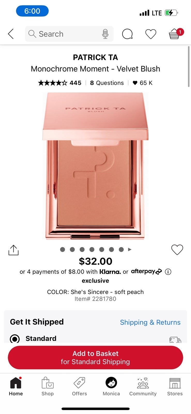 Patrick Ta Blush shops & Bronzer Bundle