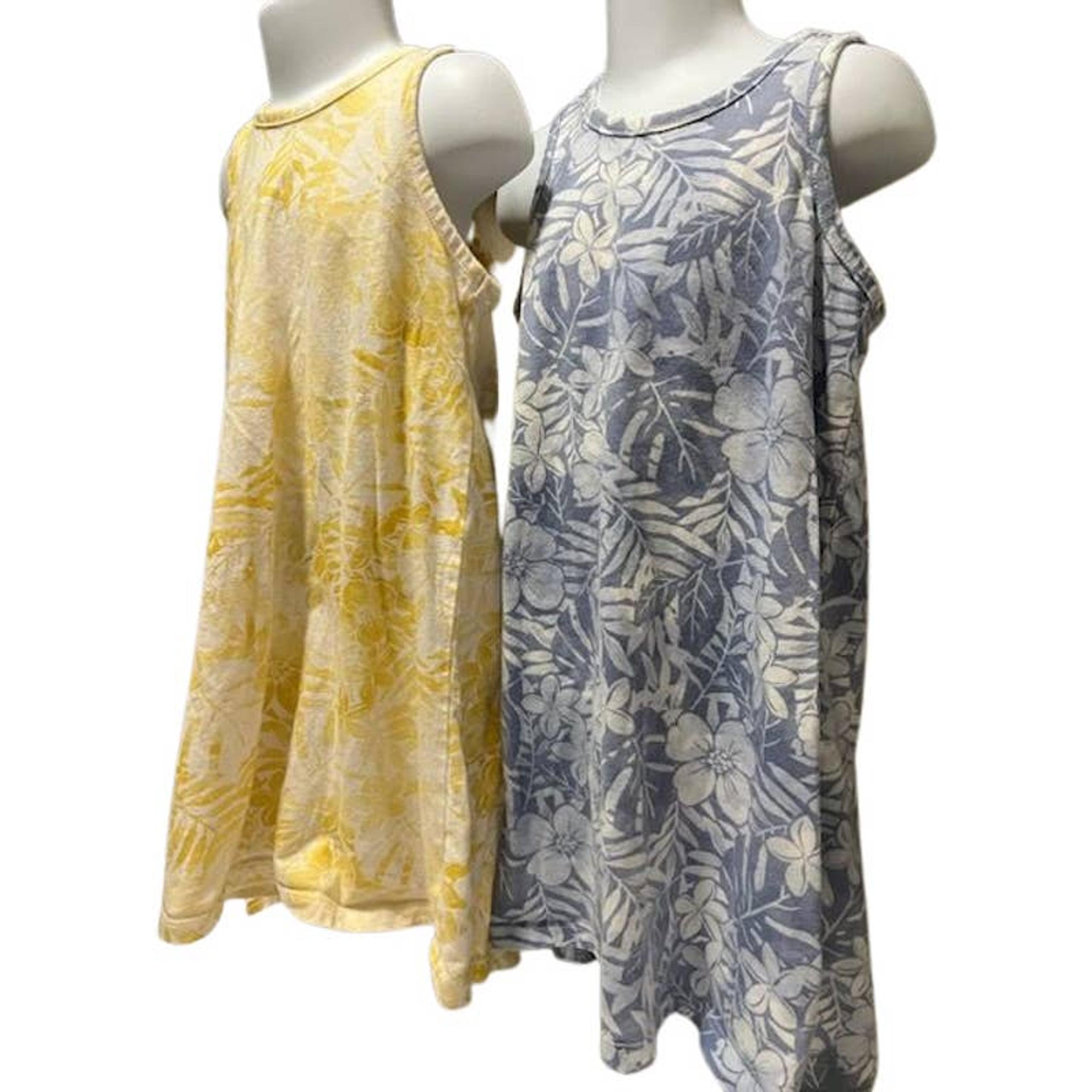 2 Adorable Old Navy Girls Sun Dresses Size 5T- Yellow & Light Blue