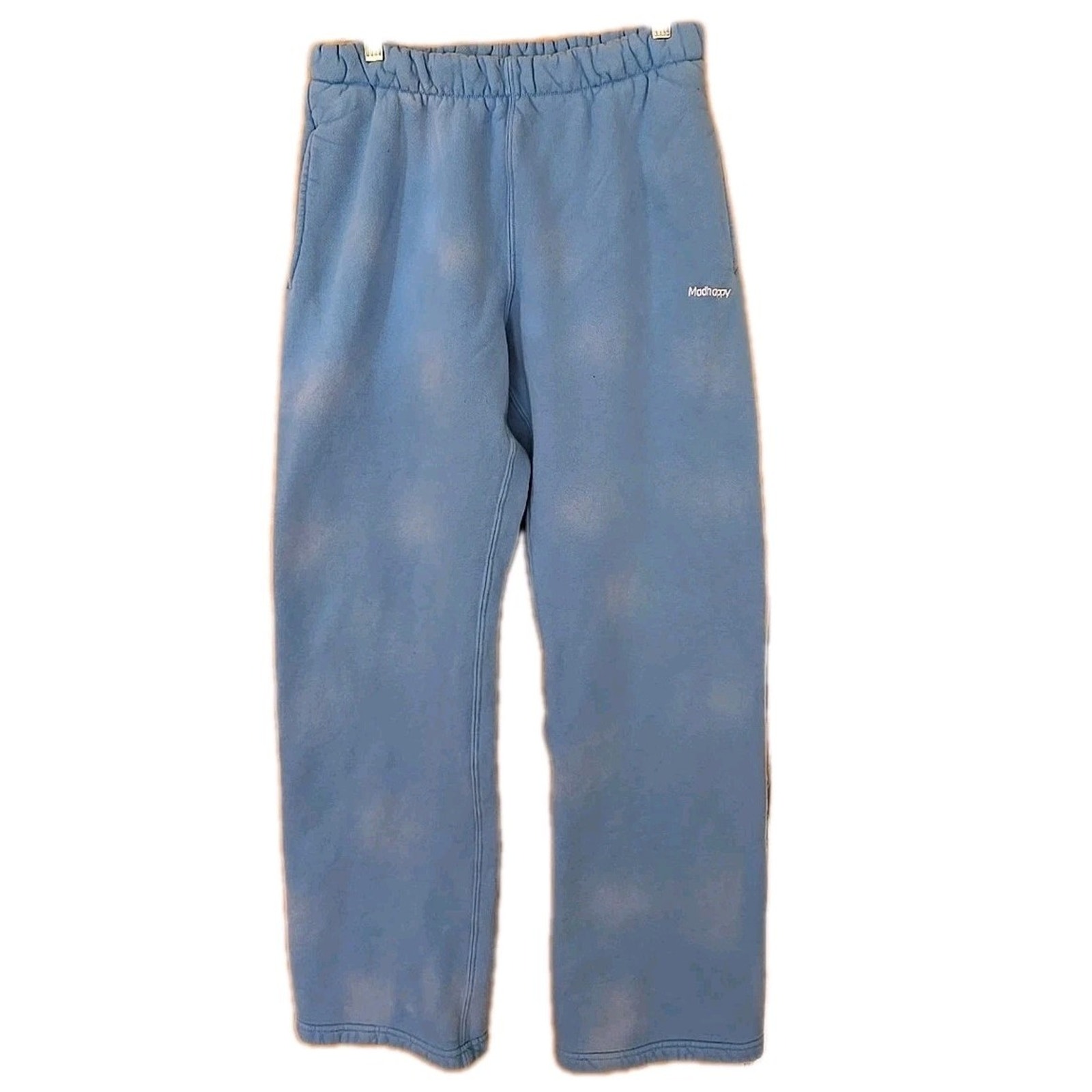 Madhappy Womens Cotton Spotted Tie Dye Sweatpants Blue Size M Excellent