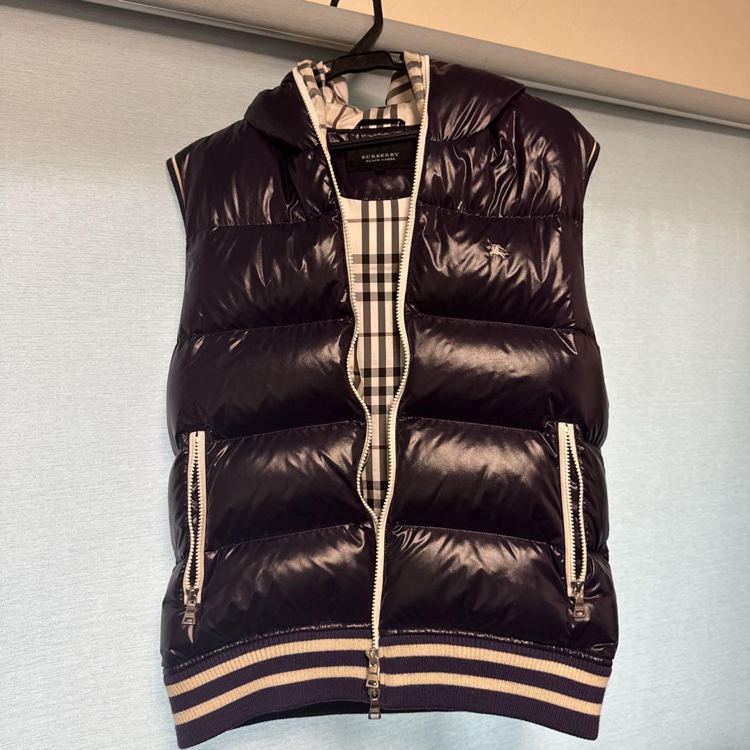 Purple Burberry Down Vest